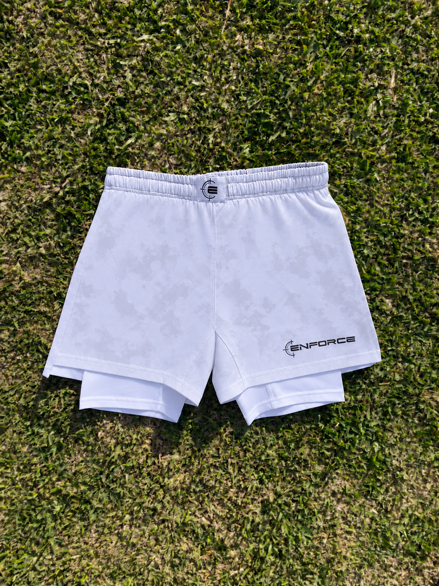 ENFORCE Arctic Camo 2-in-1 Fight Shorts