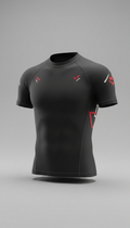 Obsidian black compression rashguard