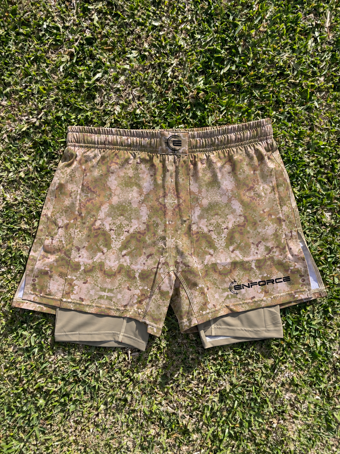 ENFORCE Recon Camo 2-in-1 Fight Shorts