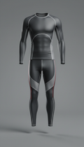 Titanium grey coordinated training set
