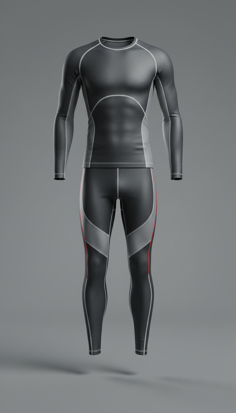 Titanium grey coordinated training set